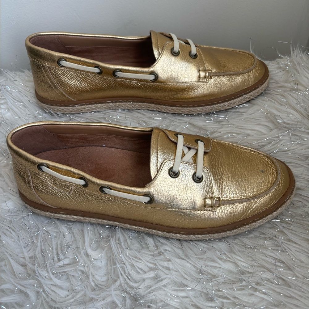 Vionic‎ Gold Women’s Bay Slip On Loafers Size USA10  UK8 EU41 CM26